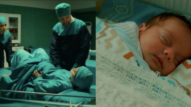 Terra Amara, trame turche: M&uuml;jgan partorisce, ma il figlio rischia di non farcela.