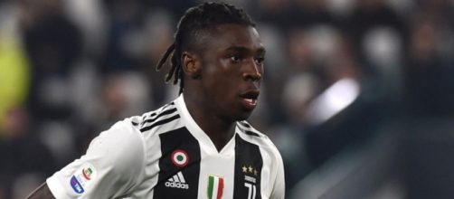 Moise Kean, attaccante della Juventus.