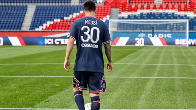 Lionel Messi est désormais épanoui au Paris Saint Germain Source : Capture Twitter