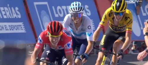 Vuelta Espana, la vittoria di Remco Evenepoel sull'Alto del Piornal.