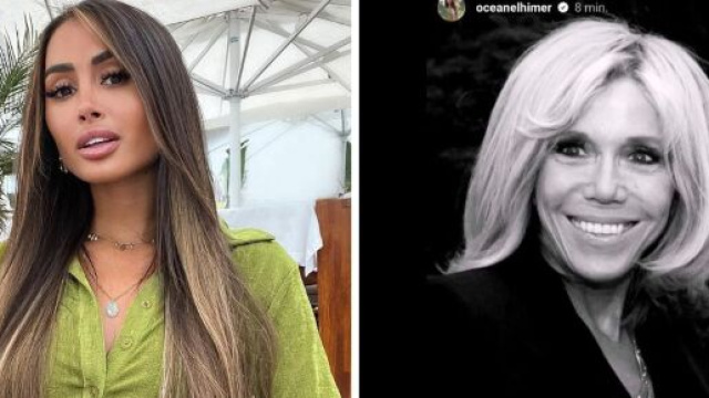 Océane El Himer affiche Brigitte Macron pour annoncer le décès de la reine Elizabeth II