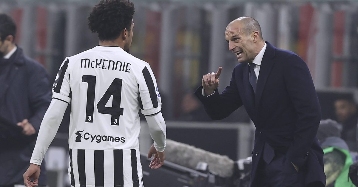 Juve, Allegri Col Napoli Potrebbe Schierare McKennie Come Ala, I Tifosi ...