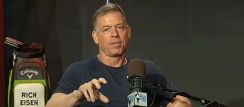 Aikman played 12 seasons for the Cowboys (Image source: The Rich Eisen Show/YouTube)