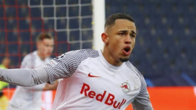 Noah Okafor, giocatore del Salisburgo.