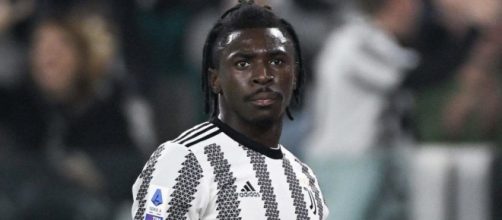 In foto Moise Kean, giocatore della Juventus.