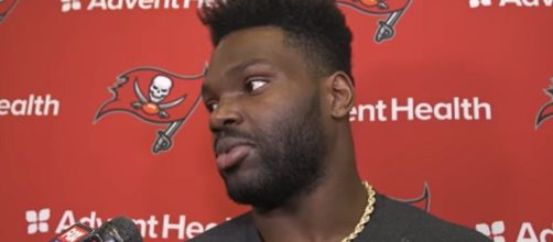 Barrett is set to return from torn Achilles next season (Image source: Tampa Bay Buccaneers/YouTube)