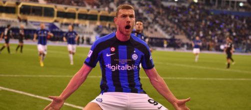 Edin Dzeko MVP della finale di Super Coppa - foto da twitter.com