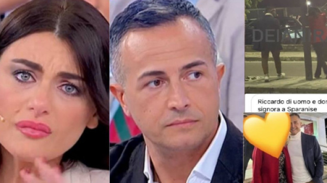 Uomini e Donne, segnalazione su Riccardo: 'In Campania con una signora, forse era Gloria'.