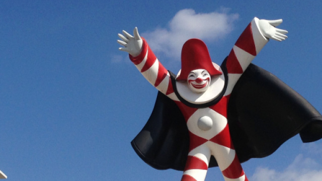 Carnevale: Burlamacco, la maschera di Viareggio.