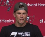 Brady has yet to decide on his playing career (Image source: Tampa Bay Buccaneers/YouTube)