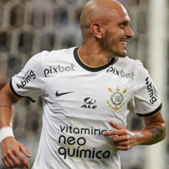 Fábio Santos fez o segundo gol do Corinthians (Reprodução/Twitter/@Corinthians)