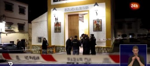 Dos iglesias fueron el escenario del ataque con arma blanca en Algeciras (captura vídeo rtvenoticias)