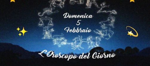L'oroscopo della giornata di domenica 5 febbraio