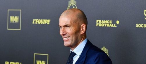 Zinedine Zidane au gala du Ballon d'Or. (capture Twitter Actu Foot)
