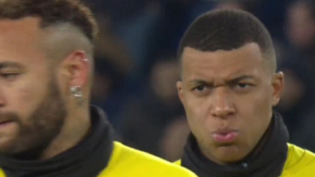 Kylian Mbappé avant le match PSG - Reims (capture Twitter Prime Video)