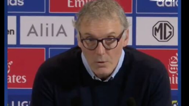 Laurent Blanc a réagi à la polémique Lovren en conférence de presse. (crédit Twitter RMC))