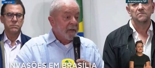 Lula toma medida para garantir a ordem. (Reprodução/TV Brasil)