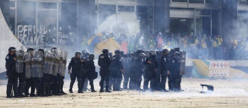 Los manifestantes irrumpieron en el Congreso, el Palacio Presidencial y el Tribunal Supremo Federal de Brasil (Marcelo Camargo/Agência Brasil)