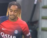 Bradley Barcola au PSG (capture Twitter @FTactique)