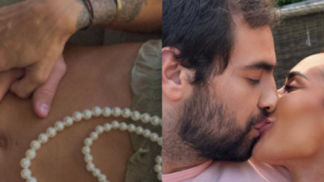 Hilona annonce à sa communauté être enceinte de Paul André. (Screenshot Instagram @hilonagos_off) et @paulandre.a26