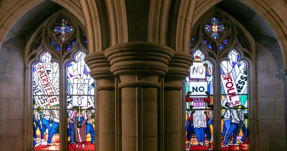 National Cathedral’s New Stained-glass Windows Picture Protests Vs Piety