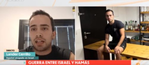 El joven llegó a Israel hace año y medio (X, @LaHoraTVE)
