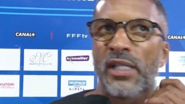 Habib Beye furieux contre le comportement des fans de Nancy. (screenshot Twitter - @canal+)