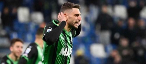 In foto Domenico Berardi, giocatore del Sassuolo.