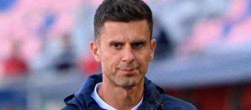 In foto Thiago Motta, tecnico del Bologna.