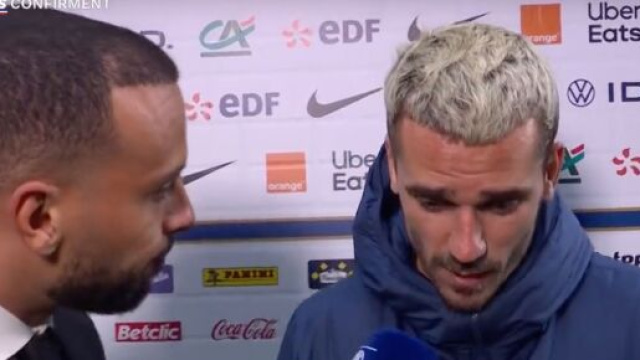 Griezmann heureux de jouer en équipe de France et à l'Atlético. (screenshot Twitter - @lnstantFoot)