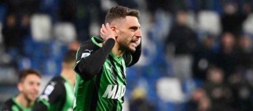 In foto Domenico Berardi, giocatore del Sassuolo.