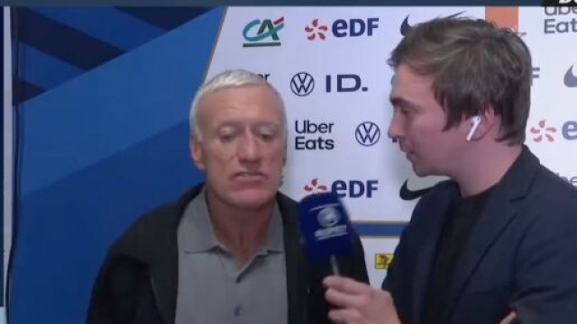 Didier Deschamps d&eacute;&ccedil;u par la finale perdue par les Bleus contre l'Argentine. (screenshot Twitter - @RTLFrance)
