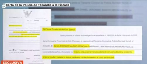 'Vamos a ver' publicó el contenido de la carta que envió la Policía a la Fiscalía (Captura de pantalla de Telecinco)