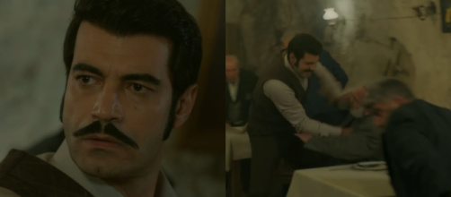 Terra amara spoiler: Demir accusato di avere una tresca con Sevda, fa partire una rissa.
