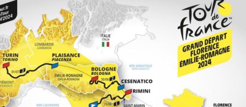 Il Tour de France 2024 partirà dall'Italia