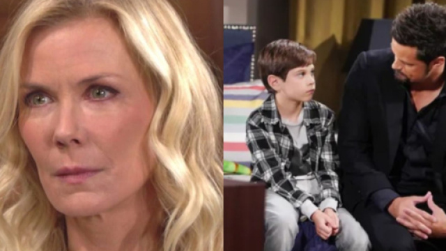 Beautiful trame al 4/11: Brooke scopre il tradimento di Ridge, Thomas rivuole Douglas.