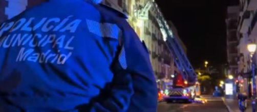 La Policía Nacional y la Policía Municipal de Madrid acudieron al lugar de los hechos (X, @EmergenciasMad)
