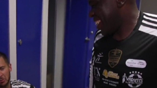 Eden Hazard et Wilfrid Mbappé (capture Twitter @ActuFoot_)