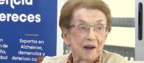La mujer de 101 años vive en una residencia de mayores (Captura de pantalla de Antena 3)