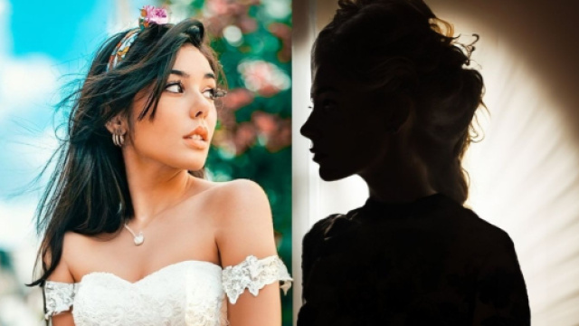 Un posto al sole, Rossella Graziani in abito da sposa (Giorgia Gianetempo) assieme ad una misteriosa figura femminile