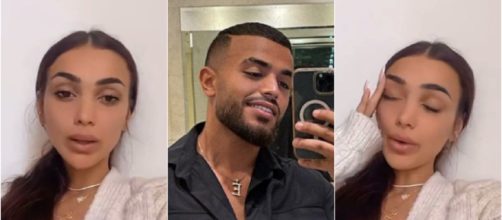 Sous le choc et en pleurs, Maissane balance l'enfer qu'elle a vécu avec Emine, l'assistant de Jazz. (Screenshots @Snapchat/@Instagram)