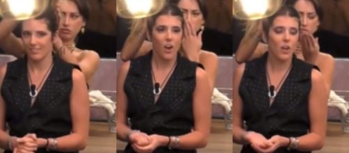 GF, Letizia si annusa le mani dopo aver toccato i capelli di Giselda Torresan (Video).