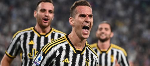 In foto Milik, giocatore della Juve.