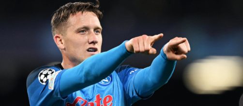 In foto Zielinski, centrocampista del Napoli.