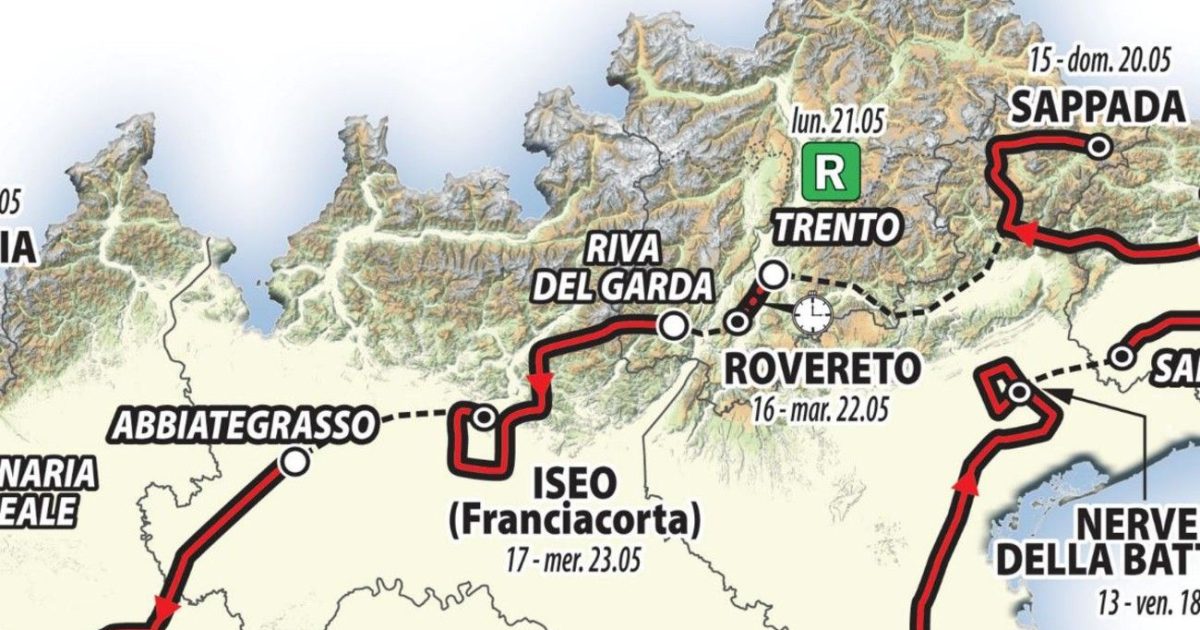 Giro d’Italia 2024, ultima settimana da Livigno a Roma, un arrivo sull