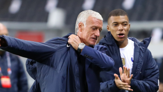 Didier Deschamps et Kylian Mbapp&eacute; (capture Twitter @panams75)