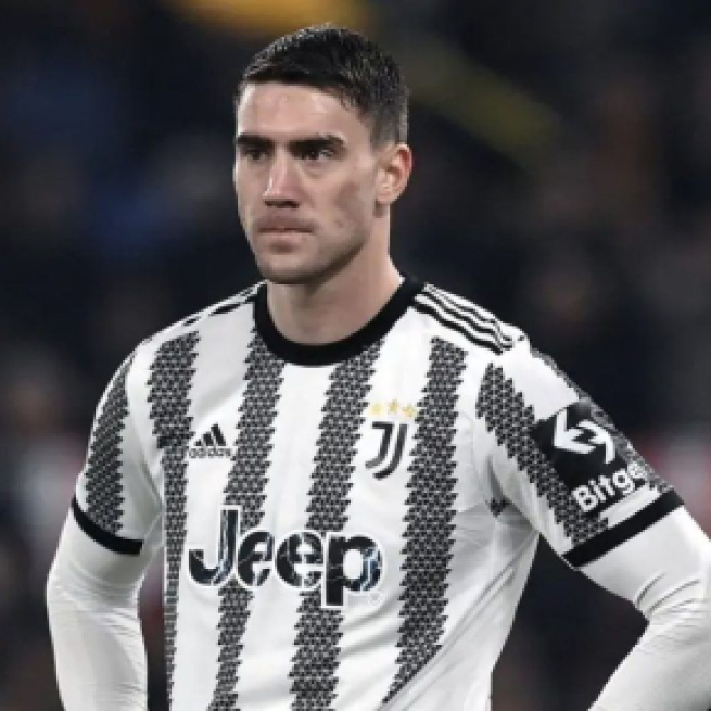 Dusan Vlahovic, giocatore della Juve.