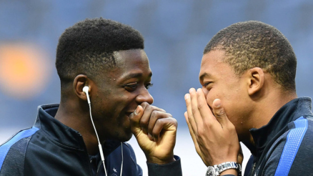 Kylian Mbapp&eacute; Ousmane Demb&eacute;l&eacute; (capture Twitter @panams75)