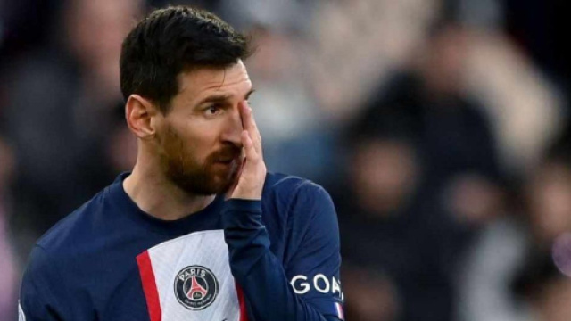 Lionel Messi avec le PSG (capture Twitter @PVSportFR)