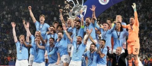 Nella foto il Manchester City vincitore della Champions League 2022-2023